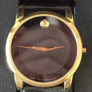 GENTLY USED, 2012 MOVADO, MUSEUM CLASSIC WRIST WATCH!!